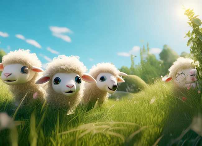 儿童故事三只小羊找妈妈 - 少儿故事三只小羊 儿童故事三只小羊找妈妈 - 少儿故事三只小羊