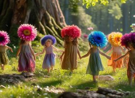 儿童故事《花孩子》（花孩子的故事）