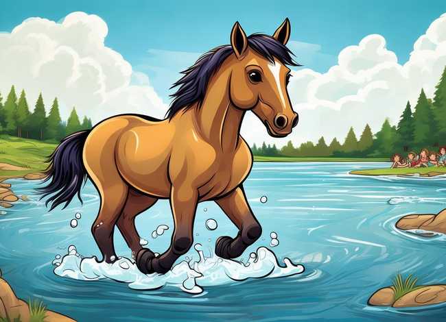 少儿小故事小马过河；少儿小故事小马过河视频