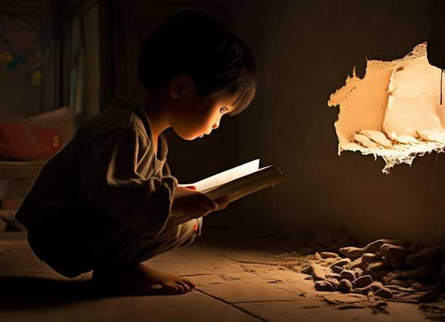 历史儿童故事典故凿壁偷光 - 幼儿历史故事凿壁偷光