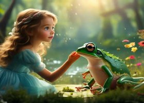 儿童故事《青蛙王子》；儿童故事青蛙王子绘本