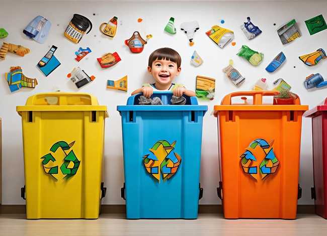 垃圾分类儿童绘画作品 垃圾分类儿童绘画作品图片