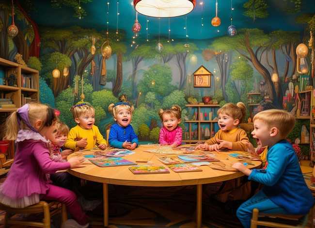 儿童故事场景描述 幼儿故事表演场景