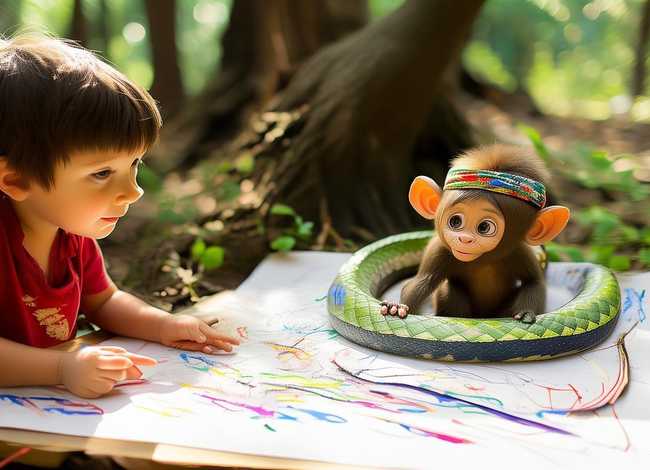 儿童寓言故事最新画蛇添足 - 寓言故事画蛇添足图片 儿童寓言故事最新画蛇添足 - 寓言故事画蛇添足图片