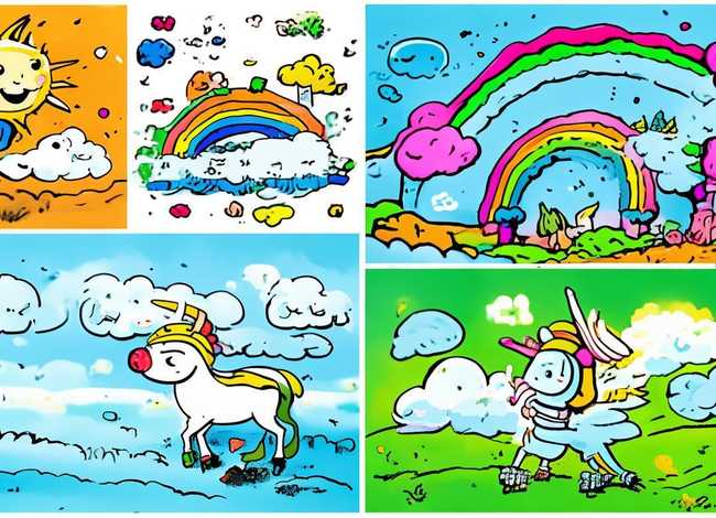 儿童梦境简笔画，儿童梦境简笔画图片大全