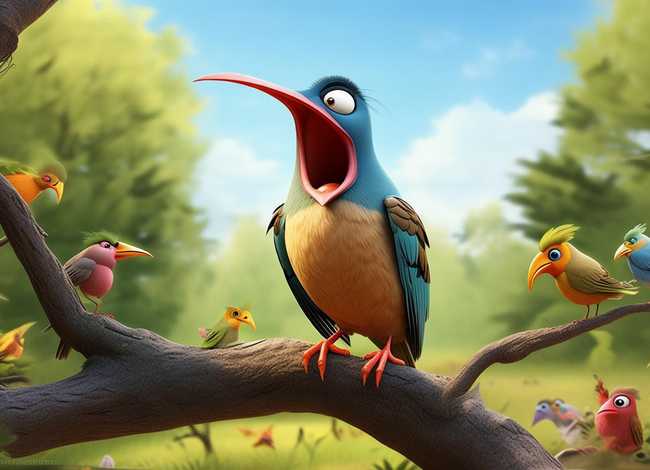 大嘴鸟大嘴故事的寓意 - 大嘴鸟大嘴故事的寓意和道理