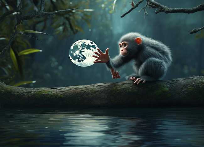 故事猴子捞月亮、鞠萍姐姐讲故事猴子捞月亮 故事猴子捞月亮、鞠萍姐姐讲故事猴子捞月亮