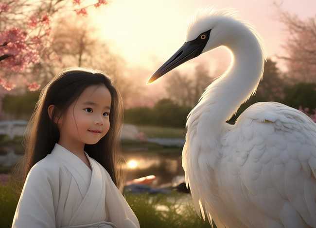 鹤童人物故事 鹤的故事