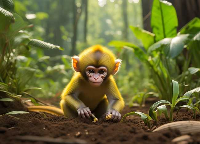 小猴种玉米一年级看图小短文，小猴种玉米一年级看图写短文