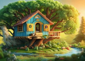 图图的故事绘本 - 图图的小树屋故事绘本