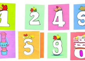 儿童数字卡片1一10图片打印（儿童数字卡片1一10图片打印版）