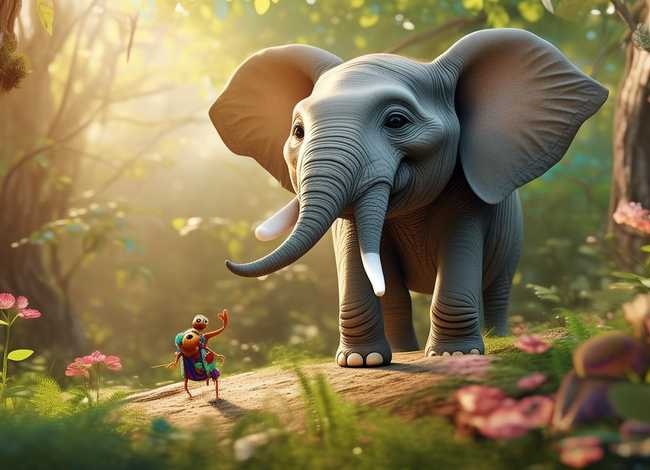 儿童故事蚂蚁和大象（幼儿故事蚂蚁和大象）
