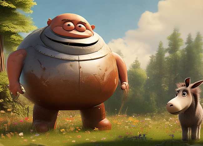 儿童故事铁头、铁头和他的小毛驴故事