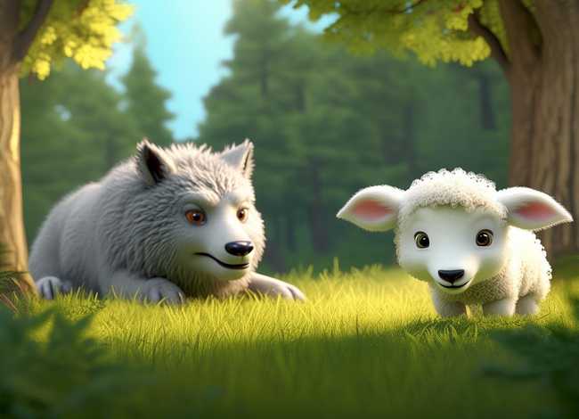 少儿故事狼和小羊；少儿故事狼和小羊视频
