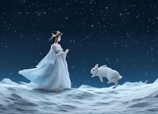 嫦娥玉兔的故事 - 嫦娥玉兔的故事英文