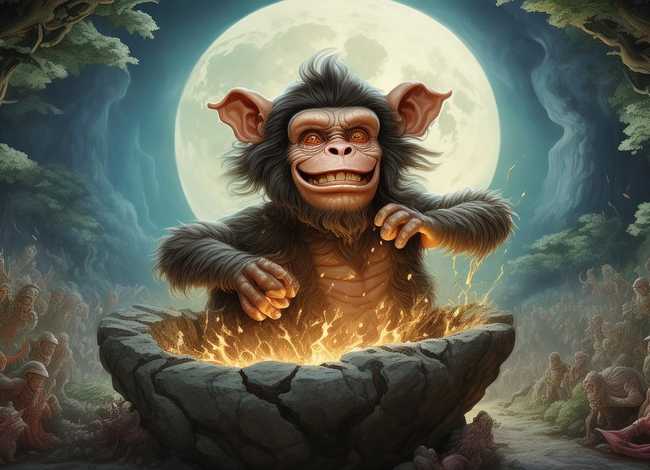 石猴出世故事情节连环画、石猴出世故事情节连环画图片