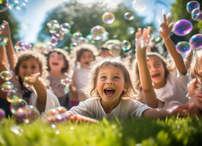 吹泡泡课程故事 - 幼儿园吹泡泡课程故事