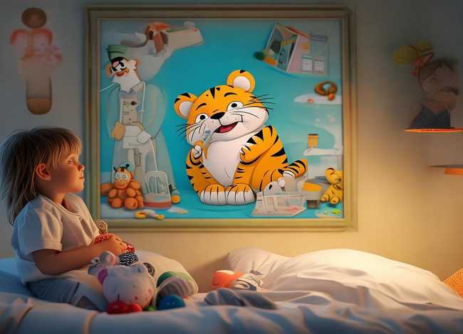 宝宝睡前故事文字版、宝宝睡前故事文字版老虎拔牙