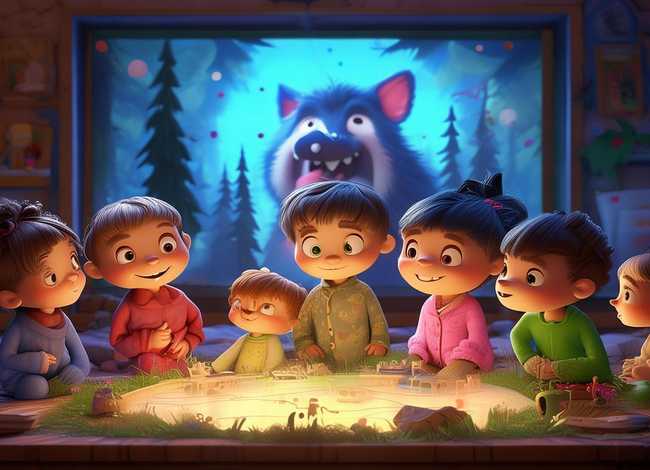 儿童有声故事在线听大灰狼 - 少儿大灰狼故事大全在线听