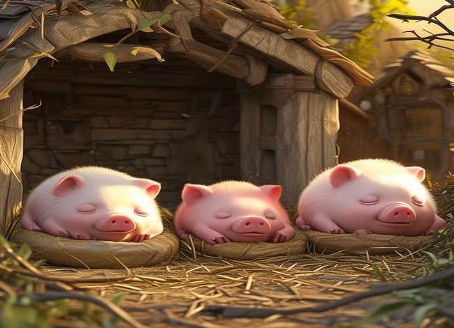 三只小猪 故事；三只小猪故事完整 睡前故事