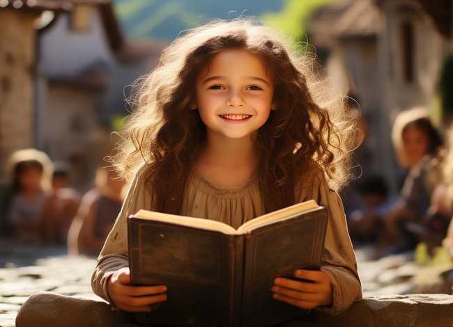 儿童法国故事 法国小女孩讲故事