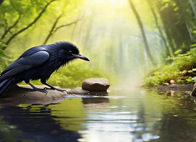 儿童故事乌鸦喝水教案，幼儿故事乌鸦喝水教案