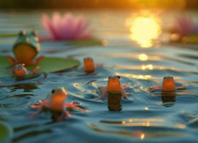 小蝌蚪找妈妈儿童故事音频，小蝌蚪找妈妈睡前故事音频