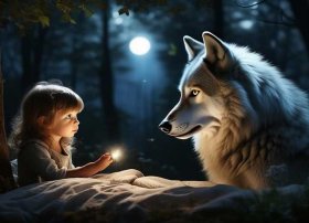 狼人儿童睡前小故事（睡前故事狼人的传说）