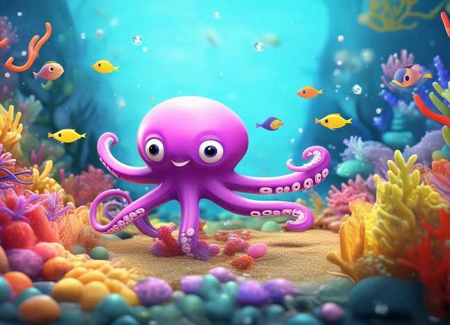 小章鱼的儿童故事，小章鱼的故事幼儿