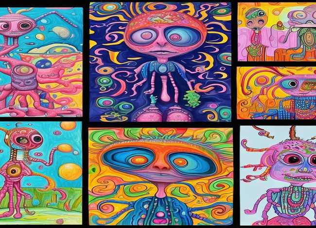 外星人儿童画图片 外星人儿童画图片大全