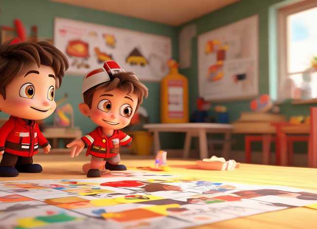 儿童消防小故事图文并茂（幼儿消防小故事文字版）