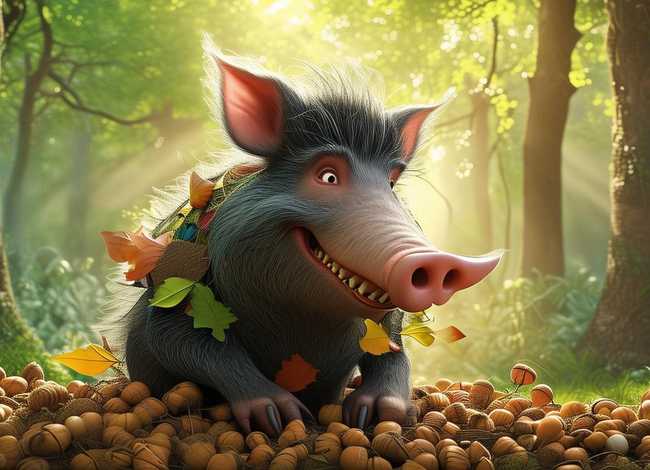 自私的野猪儿童故事;幼儿故事自私的野猪 自私的野猪儿童故事;幼儿故事自私的野猪