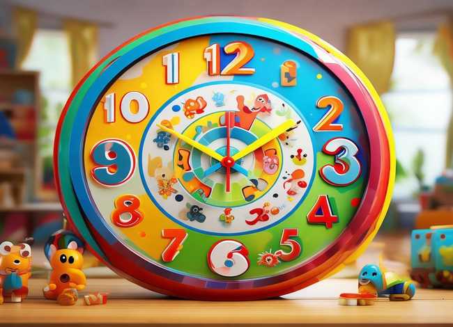 儿童用钟表图画、儿童用钟表图画图片