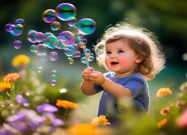 吹泡泡的故事儿童版（吹泡泡的幼儿故事）
