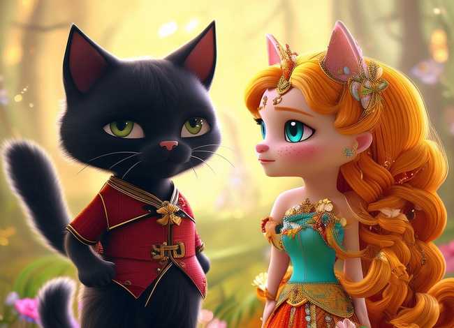 儿童故事猫小帅和公主 - 猫小帅和猫小美公主故事大全