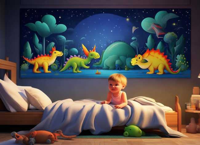 儿童睡前恐龙故事100字（少儿睡前故事恐龙的故事）