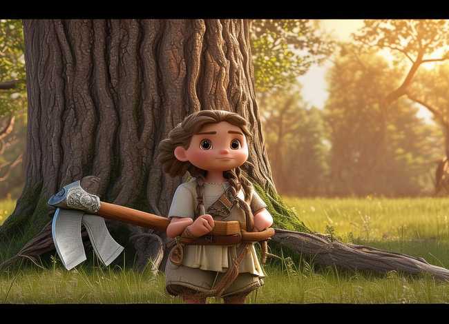 关于斧头的童话；关于斧头的童话作文