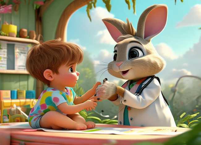 兔子医生幼儿故事，兔子医生的故事
