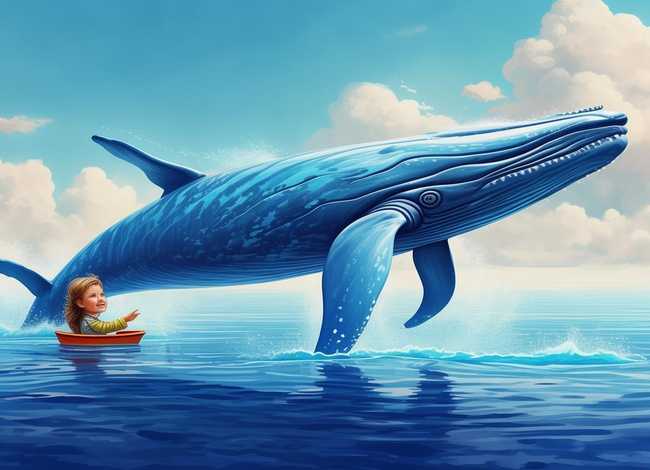 儿童故事《蓝鲸》、蓝鲸故事书