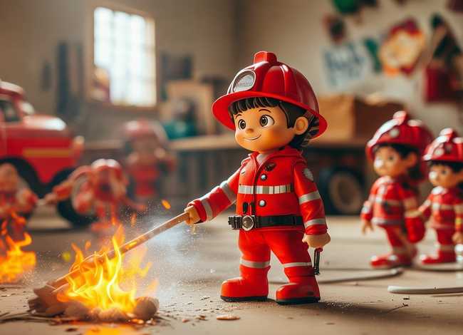 幼儿故事消防员，幼儿故事消防员灭火