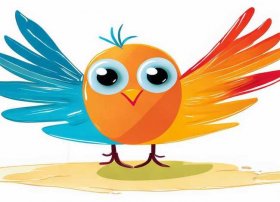 鸟儿童画图片 鸟儿童画图片简单