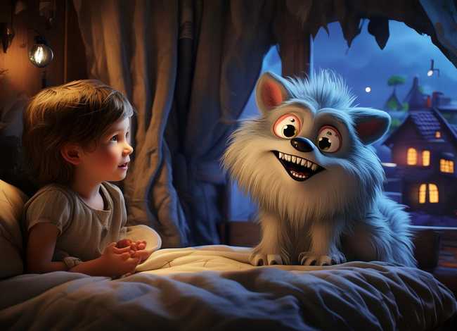 儿童故事睡前故事狼来了 - 睡前故事幼儿故事大全狼来了