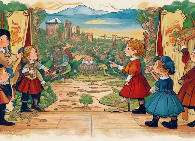 历史故事儿童绘画；历史故事 绘画