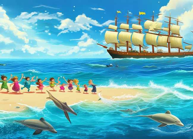 大海儿童故事表演、儿歌大海的故事