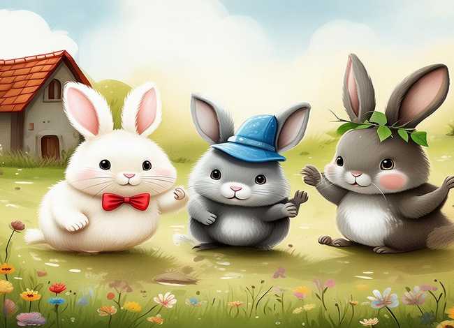 三只小兔儿童故事完整版，三只小兔的故事在线听