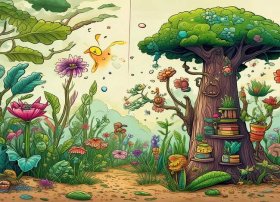 植物故事绘本，植物故事绘本图片