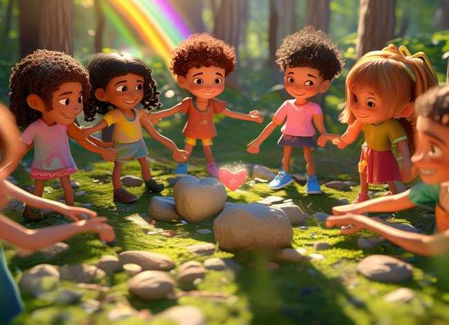 儿童故事团结友善的故事带图片；关于团结友爱的幼儿故事