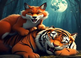 狐假虎威动画故事；狐假虎威动画故事视频