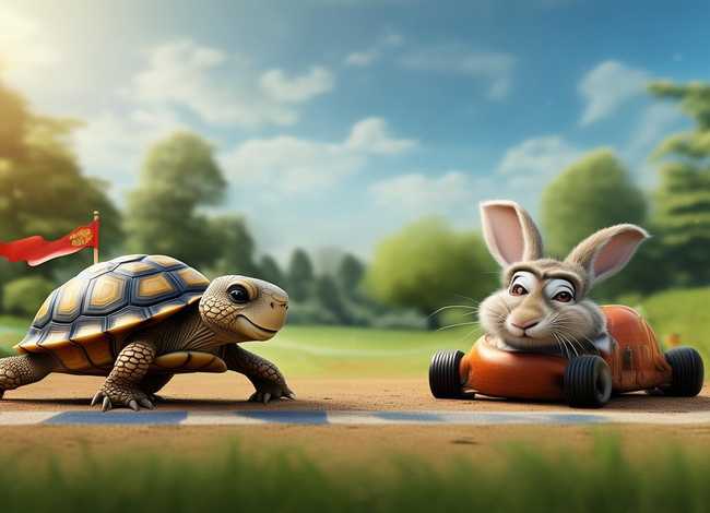 龟兔赛跑儿童故事读后感，龟兔赛跑故事读后感400字