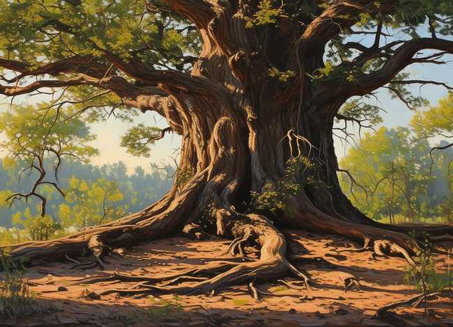 大树的故事美术画、大树的故事美术画怎么画